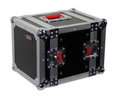 6RU, 8" Deep ATA Flight Half Rack Case