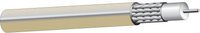 West Penn 25812IV0500 500' RG58 20AWG Shielded Plenum Coaxial Cable, Ivory