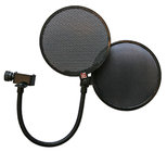 Dual Pro Pop Filter Metal and Fabric Professional Microphone Pop Shield