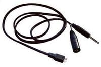 5' Cable for DT 190, DT 290 Headset, Split 3-pin XLR-M and 1/4" Jack