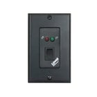 Lowell RPSB2-MP  Momentary SPST Rocker Switch, 2 Status LEDs, 1 Gang, Black