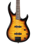 4-String Passive Electric Bass Guitar, Transparent Finish