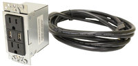 Altinex CNK-IP-200  Dual AC power and Dual USB Single Gang Module
