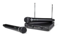 Samson SWS200HH-A Stage 200 Dual-Channel Handheld Wireless System with 2 Q6 Microphones