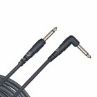 Right Angle Guitar/Instrument Cable, 1/4"-1/4", 20 Feet