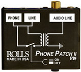 Rolls PI9 Phone Patch, RJ11 to RCA or 1/8" TRS