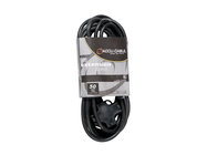 Accu-Cable EC123-3FER50  50-Foot 12 Gauge, Black Extension Cord, Tri Tap (3) Edison Sockets