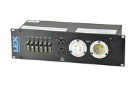 Lex PRM2IN-9CC 2U Rack-Mount Power Distribution, L21-30 In/Thru to (8) Duplex Out