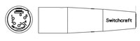 5-pin XLRM A Series Cable Mount Connector