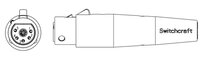 5-pin XLRF A Series Cable Mount Connector