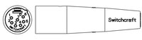 7-pin XLRM A Series Cable Mount Connector