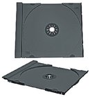 CD Jewel Tray Only, Black, Unassembled