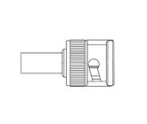 BNC Plug for RG58, V5020 (50 Ohm)