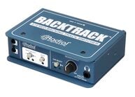 Stereo Backing Track Switcher with 1/8" and 1/4" Inputs, Isolated DI Outs