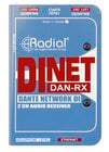 Radial Engineering DiNET DAN-RX Dante Network Receiver with Digital Inputs and Stereo Analog Outputs