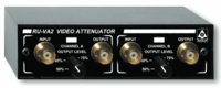 Dual-Channel Adjustable Video Attenuator - BNC, 75 Ohm In/Out