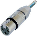 UnWired 3-pin XLRF to 1/4" TS Male Adapter