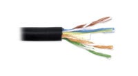 Liberty AV 24-4P-L6-EN-DB  1000' Unshielded 4-Pair 23 AWG CAT-6 Wire, Black Jacket