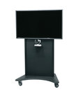 Middle Atlantic FVS-800SC-BK  Single Display Cart with 4" Casters in Black