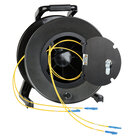 Camplex HF-TR02LC-1000 1000' Hybrid Fiber Systems 2-Ch Fiber Optic Tactical Cable on Reel