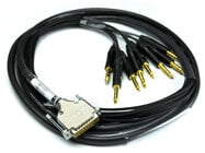 15' Snake Cable with 8 TRSM to DB25-M