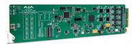 AJA OG-3G-AMA openGear Analog Audio 3G-SDI Embedder/Disembedder with DashBoard Support