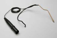 Headset Mic for Wireless, Hypercardioid, Lemo 4-pin Connector for Telex WT 200, 400, 450, Black