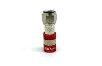 BNC Male Compress Connector RG-59 Coax-Red Coded
