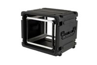 8RU, 20" Deep Shockmount Rack Case with Wheels