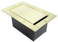 Ace Backstage 223SLBR Half Stage Pocket with Standard Lid, Brass Finish