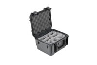 9"x7"x6" Waterproof Case with Dividers