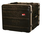 8RU, 19" Deep Locking Rack Case with Front, Rear Rails and Power