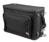 3RU Lightweight Rack Bag with Tow Handle and Wheels
