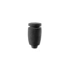 Metal Mic Windscreen with Pop Protection, Black