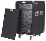 18.5" Pro amplifier Rack, 16 Rack Units with Wheels