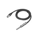 Audio-Technica AT-GcH PRO Pro Guitar / Inst. Braided Cable: ¼" TS to cH Type Connector