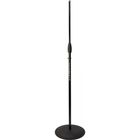 Microphone Stand with Quarter-Turn Clutch and Weighted Base