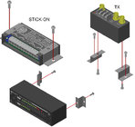 Mounting Kit for STICK-ON, TX, or Rack-Up module