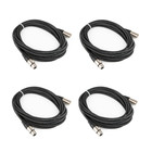 Cable Up 4 Pack 30' Microphone Cable Bundle
