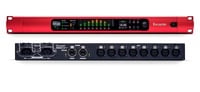 Dante Audio Network Interface with 8 Microphone Preamps