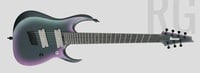 Ibanez RGD Axion - RGD71ALMS 7-String Solidbody Electric Guitar with Ebony Fingerboard - Black Aurora Burst Matte