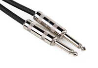 Cable Up PM2-PM2-3-BLK 3 ft 1/4" TS Male to 1/4" TS Male Unbalanced Cable with Black Jacket