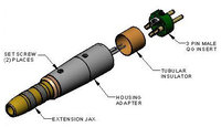 Switchcraft 384AX 3-pin XLRM to 1/4" TRS-F Unwired Adapter