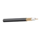 West Penn 25825BK1000 1000' Minimax 25AWG Shielded Plenum Coaxial Cable, Black