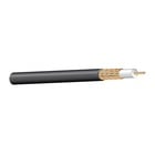 500' RG6 18AWG Bare Copper Braid Coaxial CCTV Cable, Black