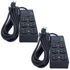 Furman SS6B-TWO-K  6 Outlet Surge Strip with 15' Cord 2 Pack 