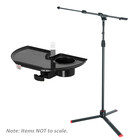 Gator GFW-IDMIC-MICTRAY-K ID Series Tripod Mic Stand with Drink Holder and Guitar Tray