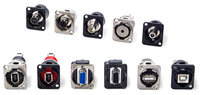 E Series USB A to B Panel Mount Adapter