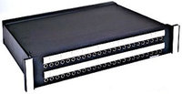 48-Channel 1/4" Longframe Bay with IDC Rear Panel, 2 Rack Unit