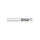 1000' 24AWG 4-Conductor Stranded Shielded Data Cable, Gray